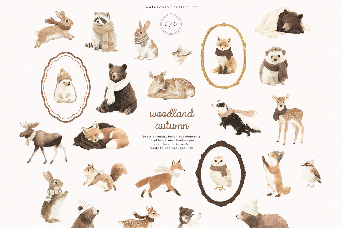 Woodland Autumn, an Animal Illustration by PeDe Designs (Photo 3 of 10)