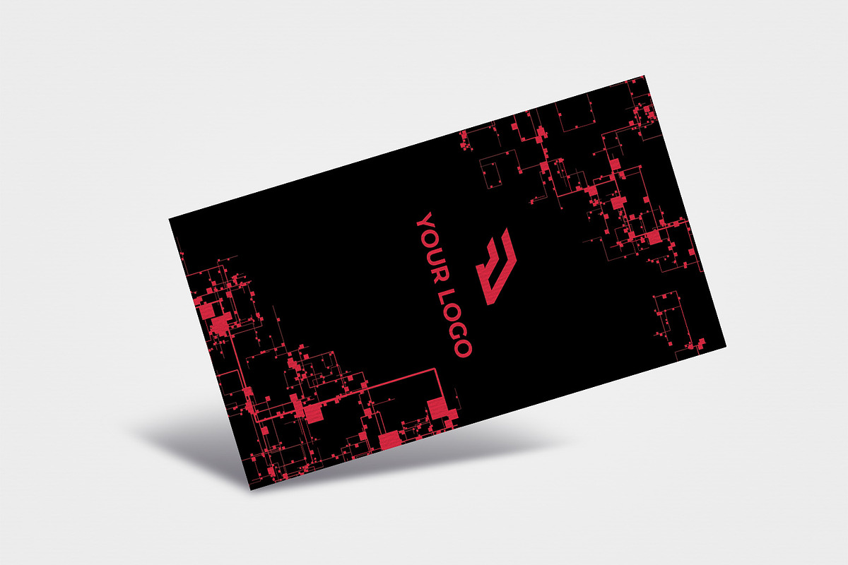 Abstract Business Card Design, a Business Card Template by Kseniya-Omega (Photo 3 of 4)