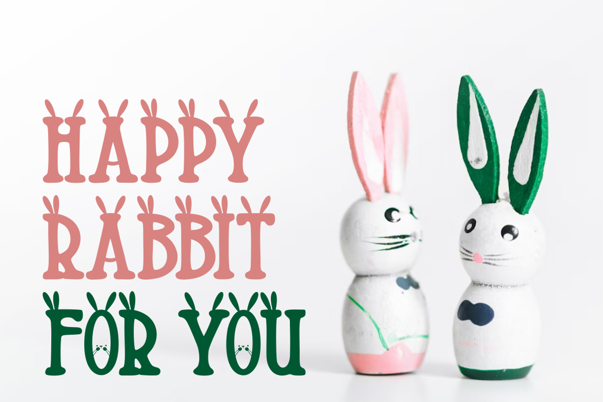 Winter Easter Font, a Handwritten Font by brahamb_design (Photo 2 of 6)
