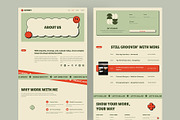 Dottiey – Portfolio Website UI Figma, an UI Kit Template by peterdraw (Thumbnail 3 of 6)
