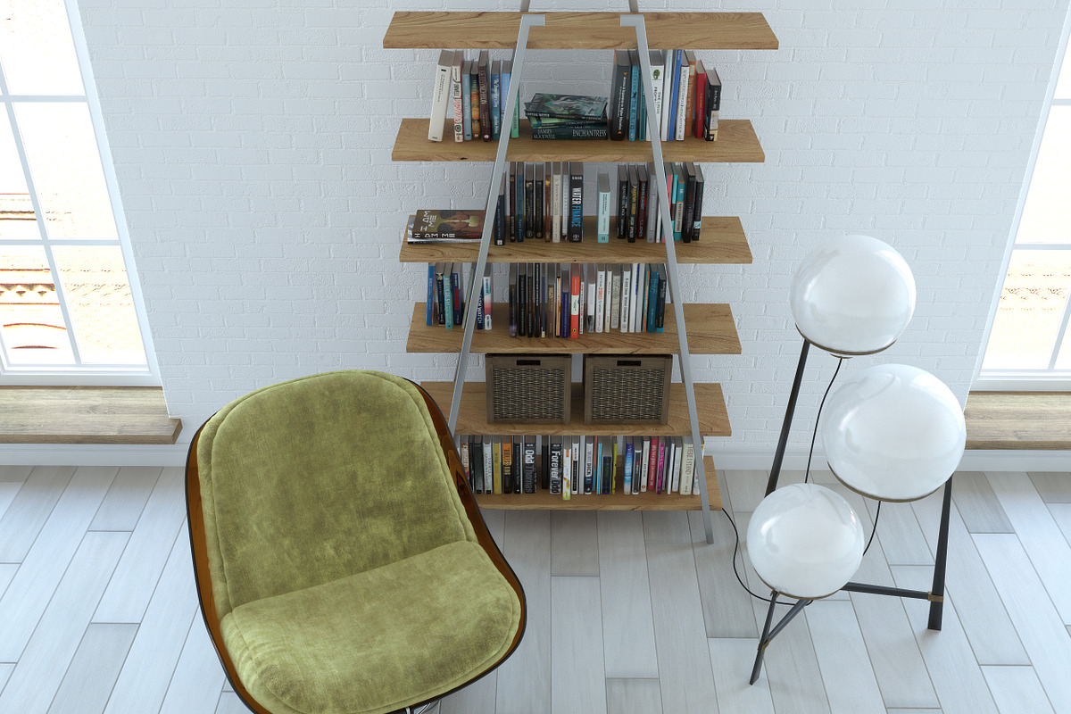 Furniture set 1109, a Furniture 3D Model by inDahouze (Photo 4 of 11)