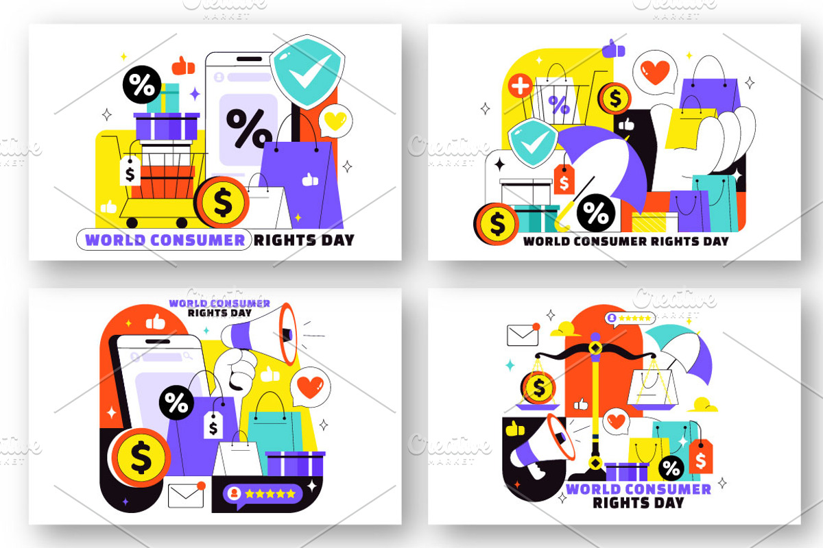 10 World Consumer Rights Day, a Person Illustration by denayunebgt (Photo 2 of 4)