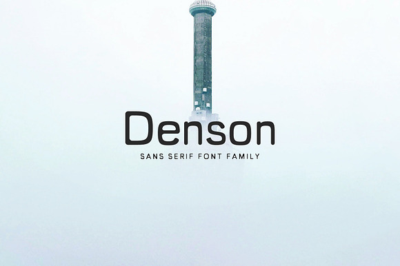 Denson Sans Serif Font Family preview 7