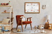 Landscape Frame in Baby Room Mock-up, a Print Template by Branda Keeps (Thumbnail 8 of 30)