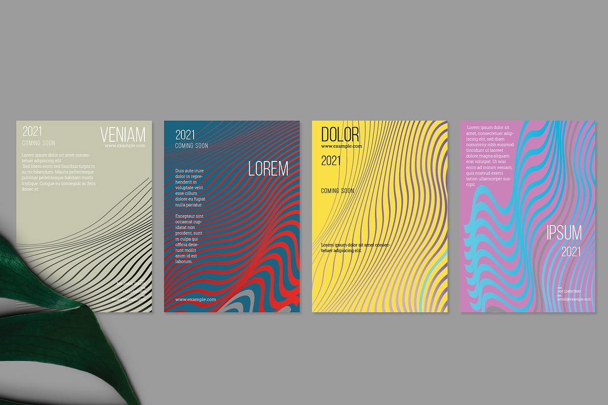 Flyer template A4 Marble Abstract, a Flyer Template by Zebra-Finch (Photo 2 of 2)