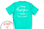 Back Of T-Shirt BC3001 Mockup Bundle, a Shirt Mockup by lock and page (Thumbnail 77 of 88)