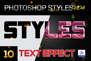 10 Creative Photoshop Styles V104