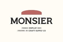 Monsier - Friendly Display Serif