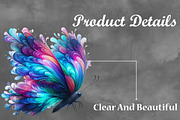 Cute Colorful Butterfly PNG Clipart, a Seasonal Illustration by Craft Nest (Thumbnail 5 of 6)