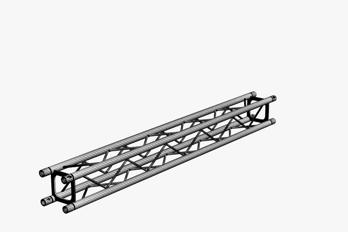 Mini Square Truss (7 PCS Modular), an Architecture 3D Model by akerStudio (Photo 14 of 24)