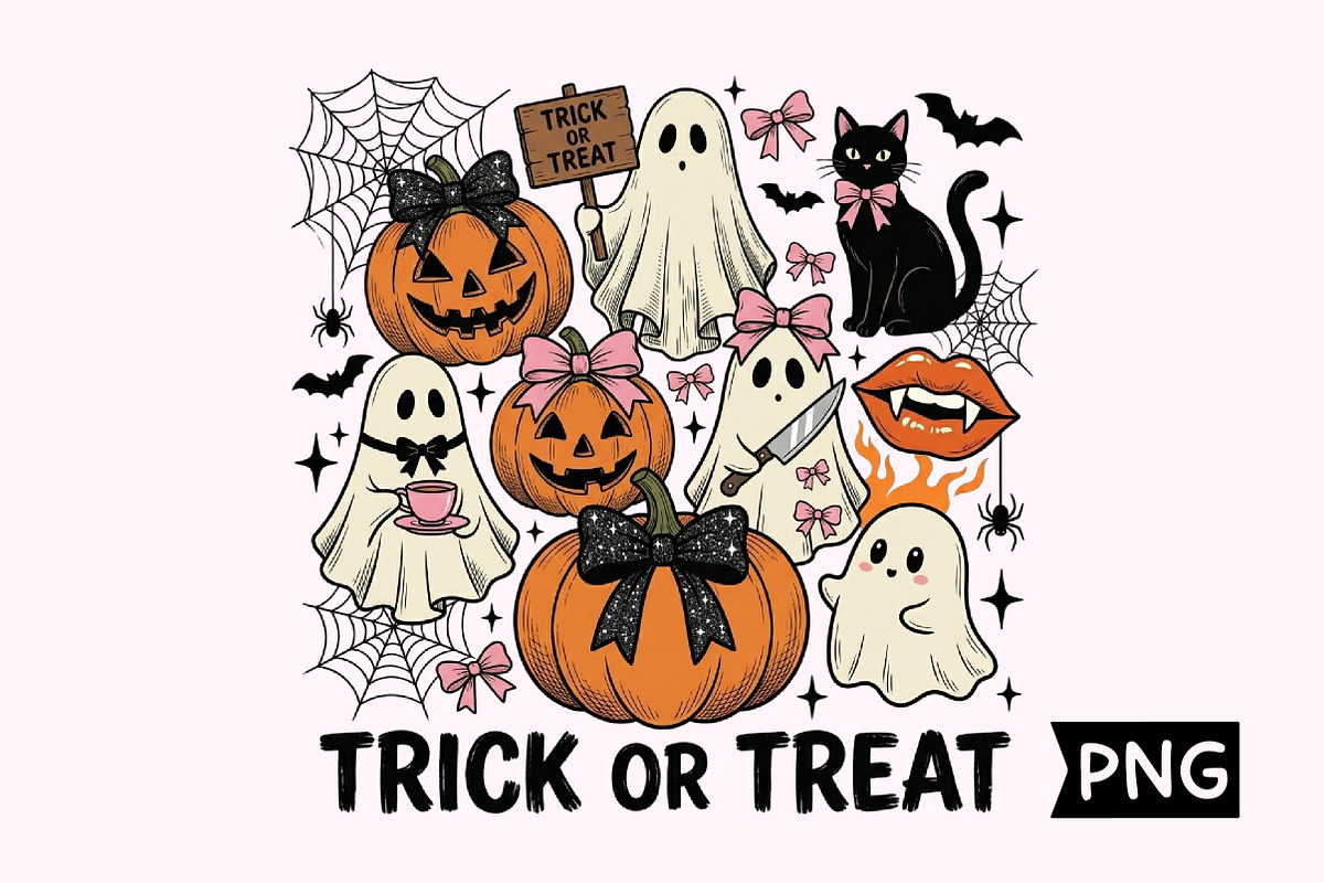 Spooky Cute Halloween Ghost Art, a Seasonal Illustration by Creative Art (Photo 1 of 3)