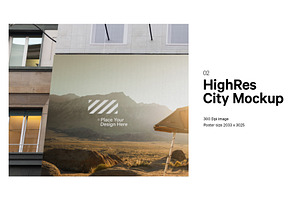 Urban Horizontal Banner Mockup