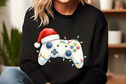 Video Game Controller Christmas PNG, an Illustration by SinaCreation (Thumbnail 2 of 7)