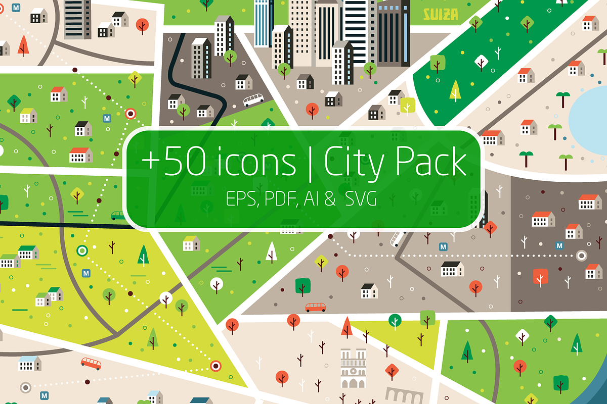 City Icons Bundle, an Illustration by ArmandoMJ (Photo 1 of 5)