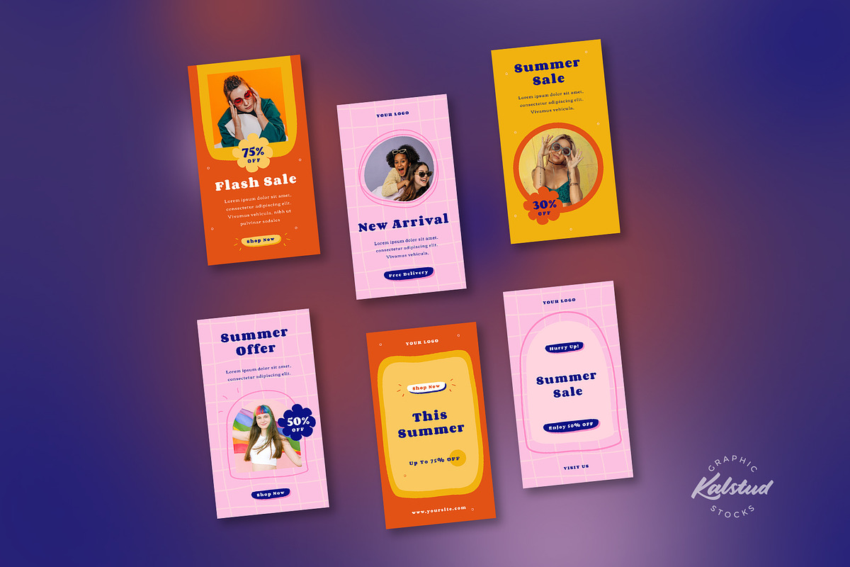 HITS - Summer Insta Template, a Social Media Template by Kalstud (Photo 5 of 5)