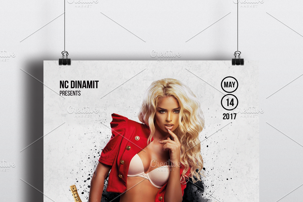 Pop Dance Party Flyer Template, a Flyer Template by Malaxay (Photo 2 of 2)