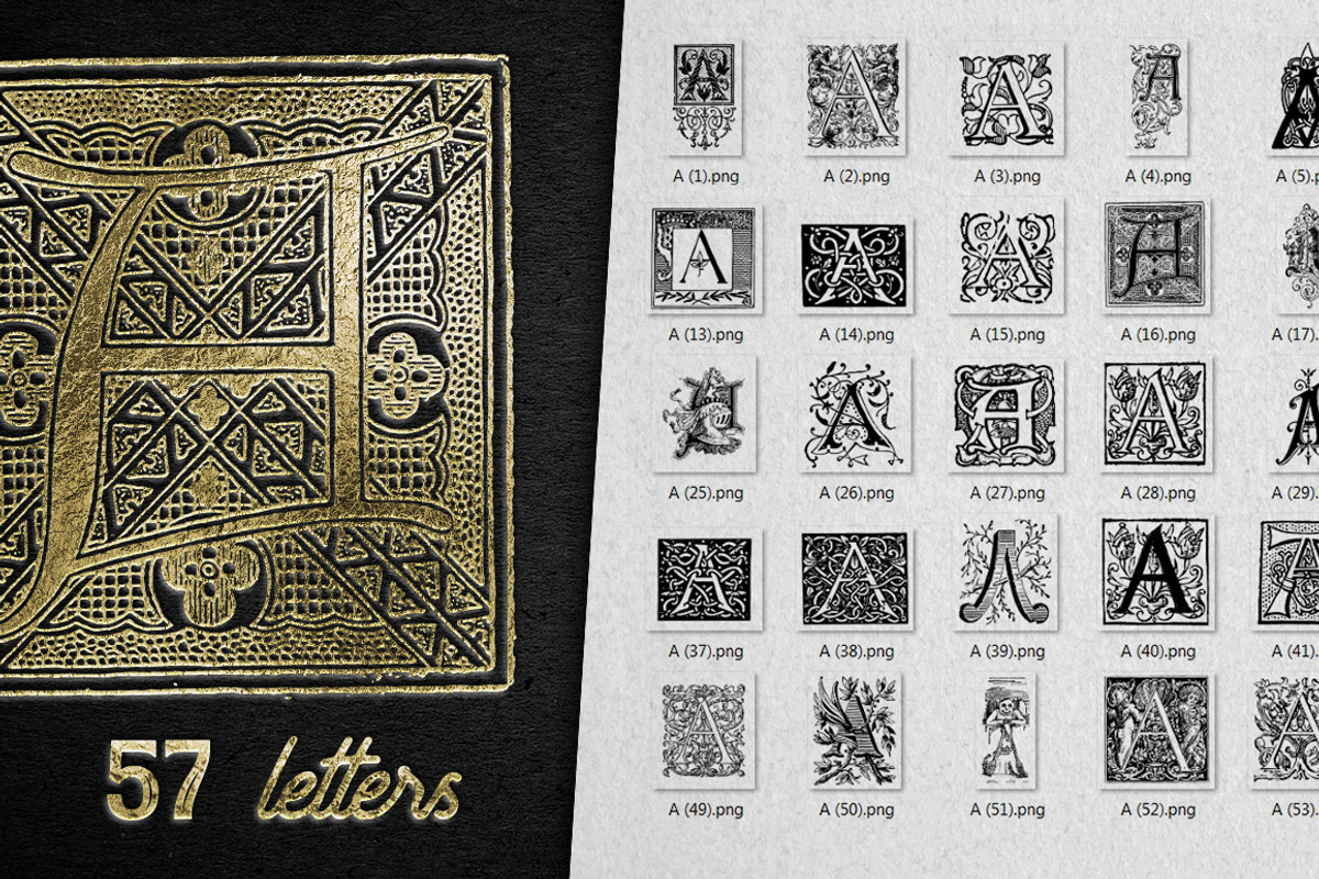 28 IN 1 VINTAGE LETTERS COLLECTION preview 3