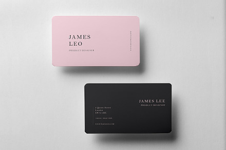 Minimal modern business card, a Business Card Template by Lady_Design Studios