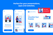 Logistics and Delivery Icon Set, an Emoji Icon by Creative Stall (Thumbnail 3 of 8)