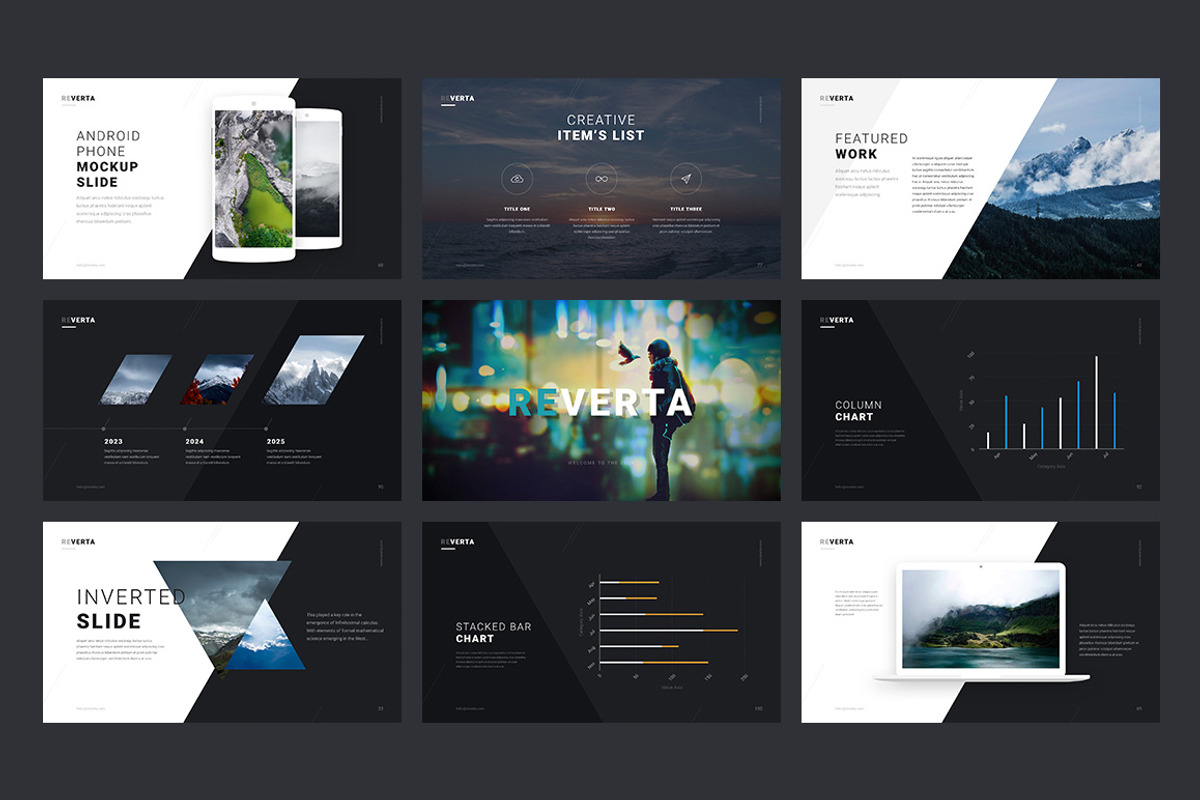 Reverta Keynote Template, a Presentation Template by Rework (Photo 4 of 9)