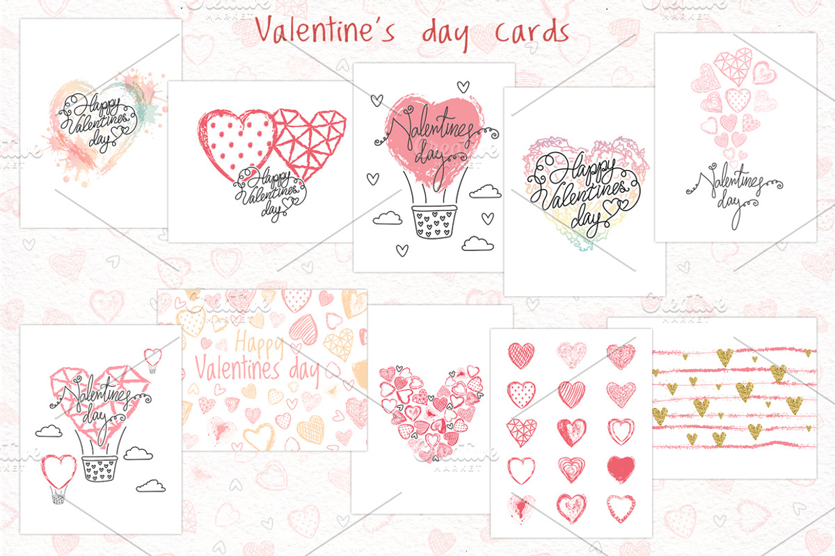 Valentine's Day Cards - Love Set, a Card Template by antuanetto (Photo 4 of 8)