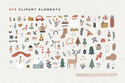 Scandi Christmas: map & card creator, a Decorative Illustration by Olia (Thumbnail 2 of 19)