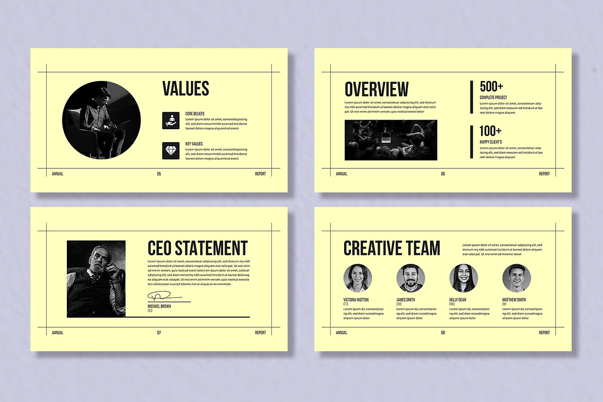 Annual Report Presentation, a Presentation Template by Mighty-Slide (Photo 3 of 6)