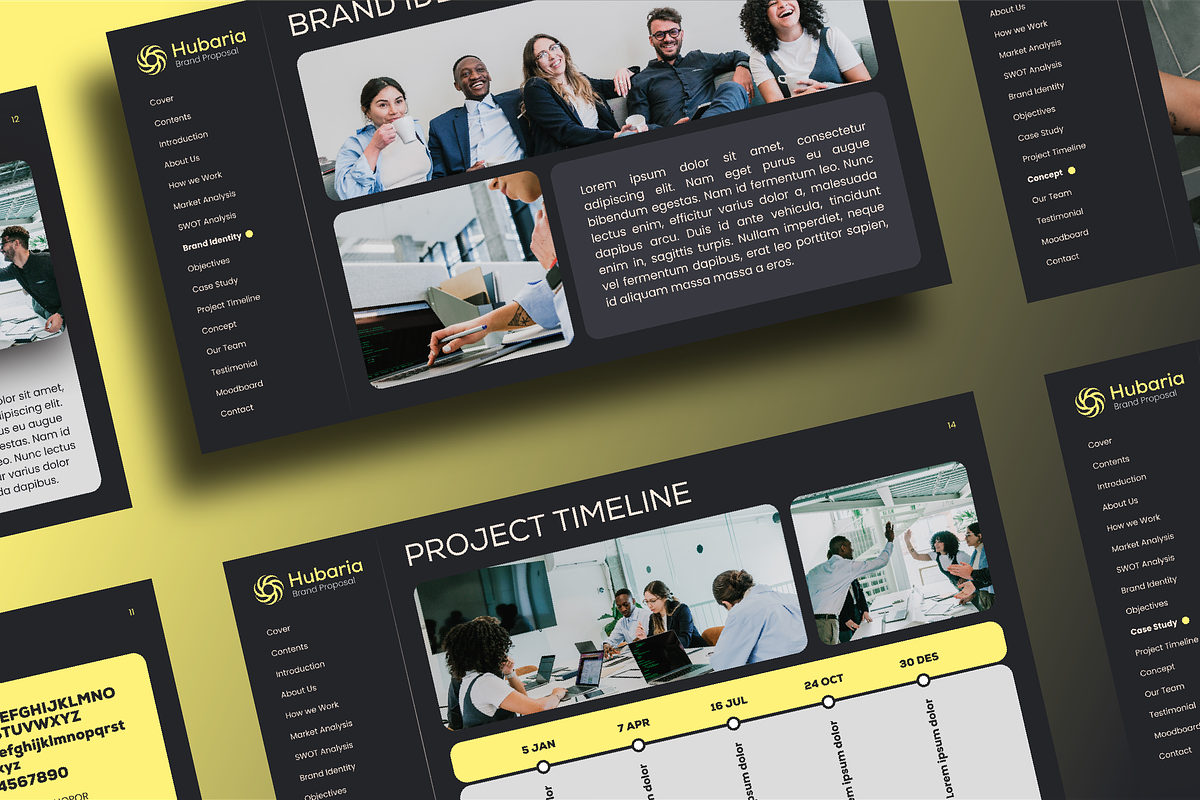 Hubaria - Brand Proposal, a Presentation Template by ArbaStudio (Photo 2 of 5)
