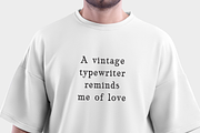 Rosetype - Handmade Typewriter Font, a Serif Font by SaktiAvellin (Thumbnail 2 of 7)