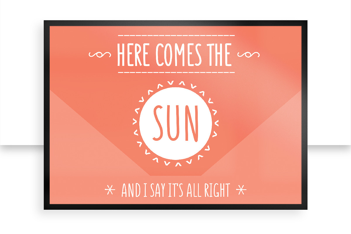 SUNN Line Caps Only Font preview 3