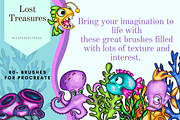 Lost Treasures-81 Procreate Brushes, a Brush Add-On by MissPerfectKaos (Thumbnail 6 of 6)