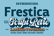 Frestica Font Trio, a Script Font by joelmaker (Thumbnail 2 of 24)