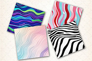 Abstract Waves Seamless Digital Patt, a Pattern Graphic by Libby Wishes (Thumbnail 5 of 7)