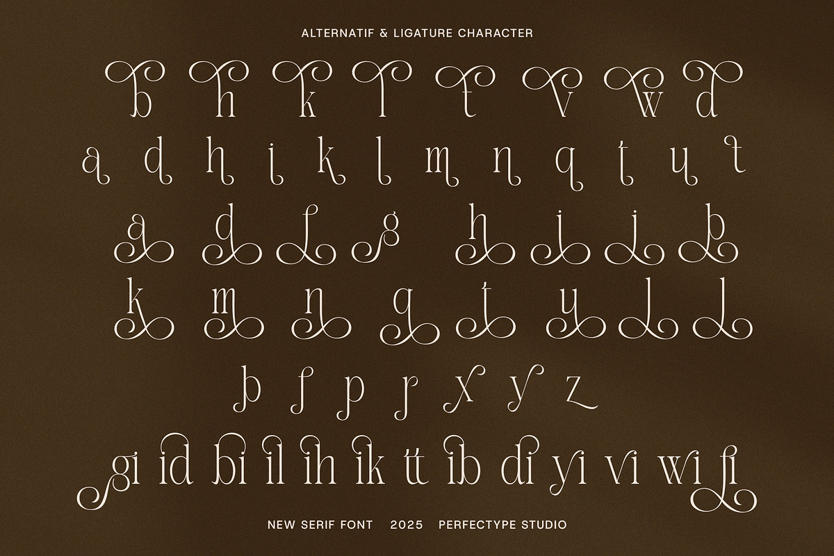 The Safiera Elegant Serif Font, a Serif Font by Perfectype (Photo 8 of 8)