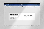Black Resume and Business Card, a Resume Template by Lunaria (Thumbnail 7 of 8)