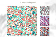 Seamless pattern of Italian pasta 4, a Pattern Graphic by Yummy (Thumbnail 6 of 7)