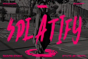 Splatify Brush Font, a Font by PutraCetol Studio (Thumbnail 1 of 5)