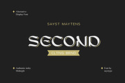 Says Display Maytens Typeface, a Sans Serif Font by Saystype (Thumbnail 2 of 6)