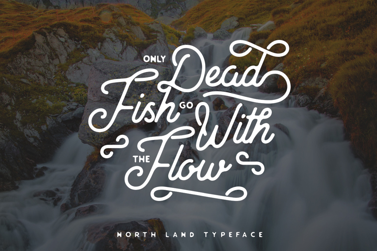 North Land Typeface - Font Bundle, a Sans Serif Font by Wandery Supply (Photo 9 of 14)