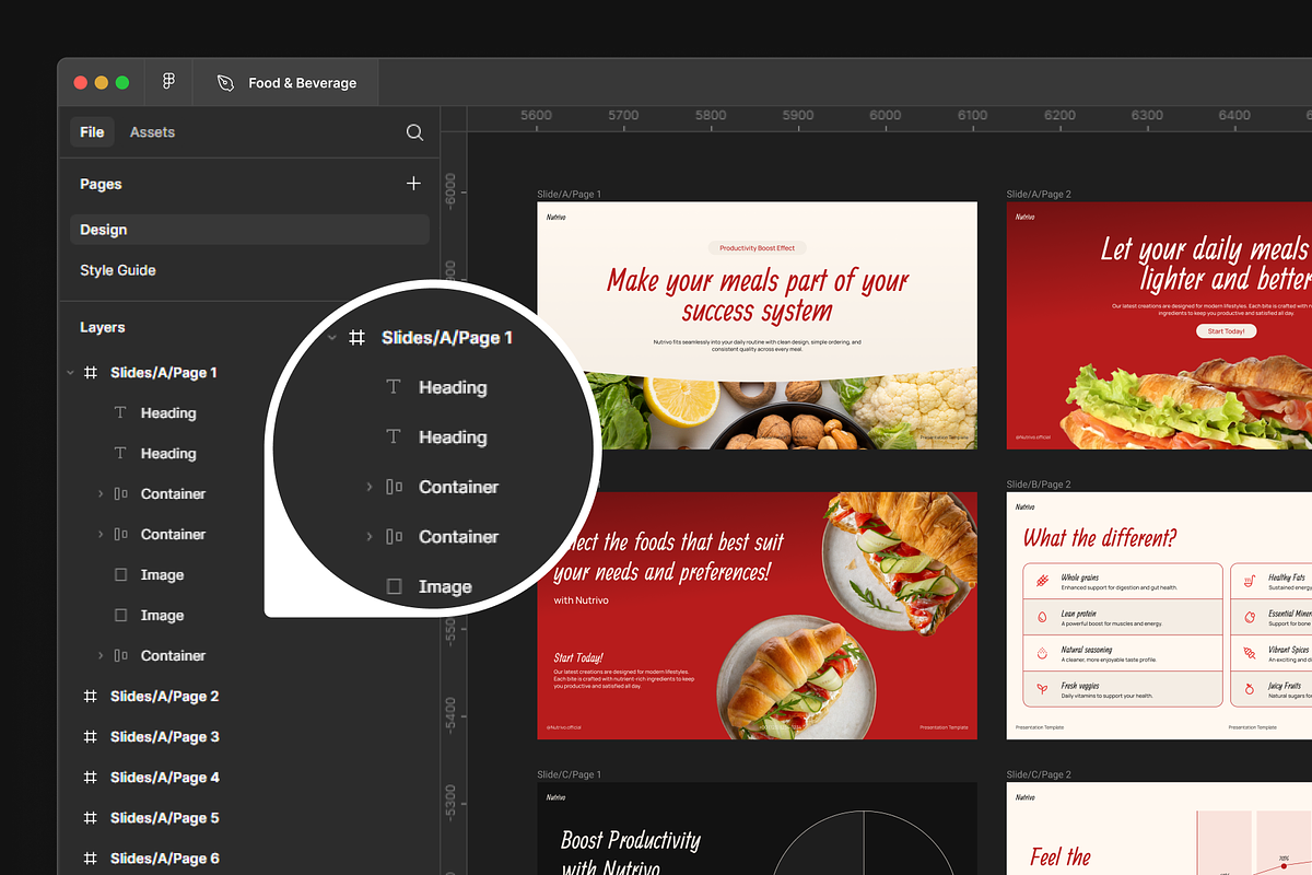 Nutrivo-Food & Beverage Presentation, a Presentation Template by SLAB! Design (Photo 2 of 5)