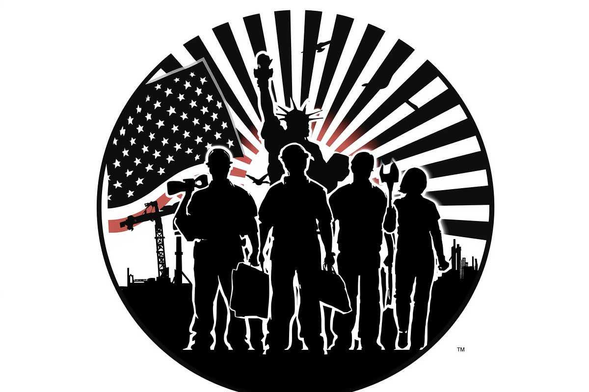 Nation Builder Silhouette Set, an Illustration by yasushie (Photo 14 of 20)