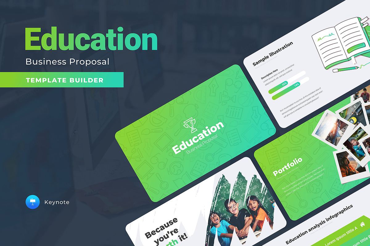 Education Business Proposal Keynote, a Presentation Template by Presentation Templates (Photo 1 of 6)