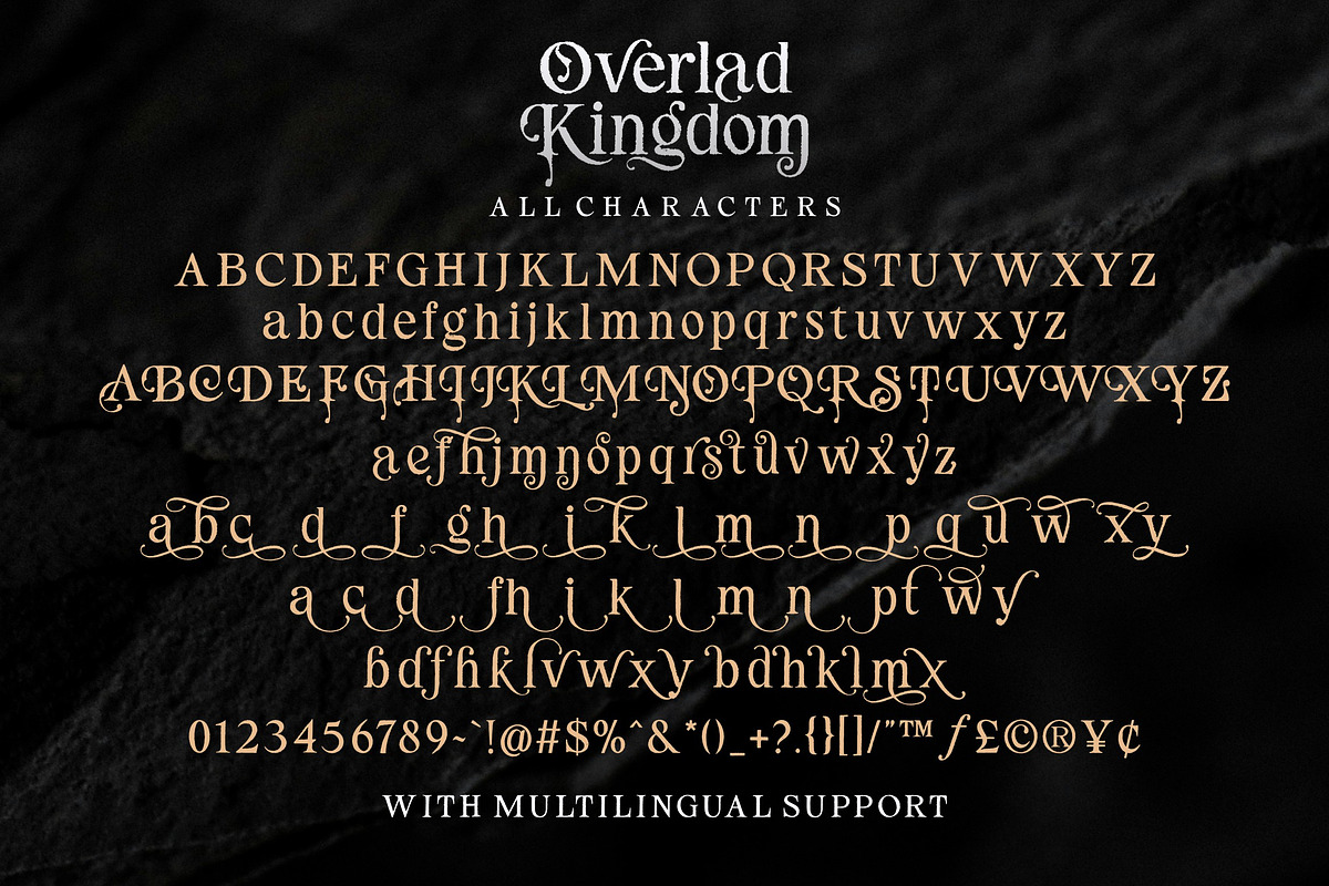 Overlad Kingdom - Decorative Serif, a Serif Font by ErgibiStudio (Photo 10 of 10)