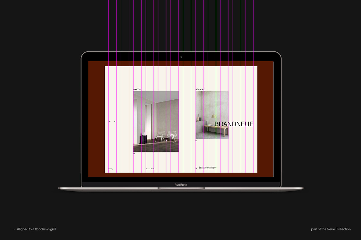 Neue Services Guide, a Brochure Template by T E M P L Y (Photo 5 of 13)