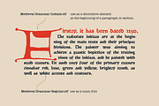 Medieval Grammar blackletter font, a Blackletter Font by kaer_shop (Thumbnail 5 of 13)