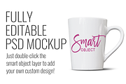 14oz Tapered Mug Mockup, a Cups & Container Mockup by SarahDesign (Thumbnail 3 of 5)