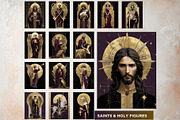 Christian Religious Digital Papers, a Person Illustration by ThatsDesignArt (Thumbnail 4 of 10)