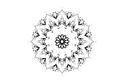 Ornamental Black White Mandala Pack, a Decorative Illustration by NJ Himel (Thumbnail 39 of 103)