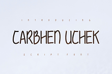 Carbhen Uchek Font