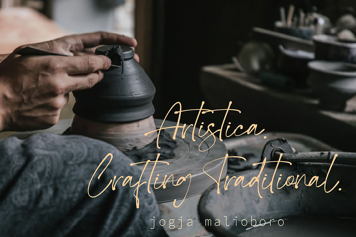 Black Phantom, a Script Font by AMINMARIO (Photo 3 of 7)
